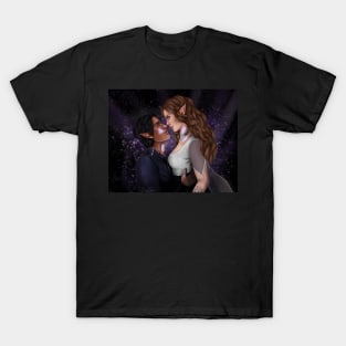 Feyre and Rhys with Star Splatter T-Shirt